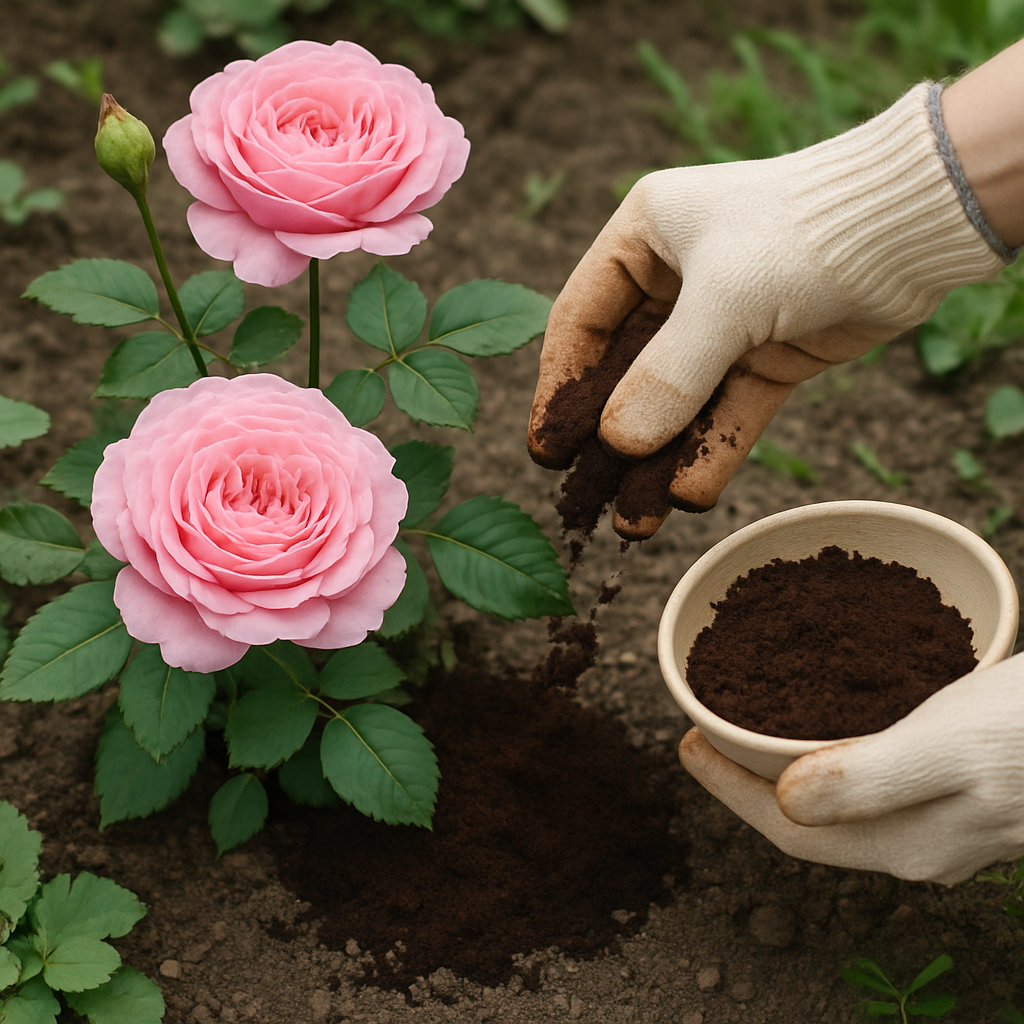 Boost Rose Growth with Coffee Grounds – Cerebrew
