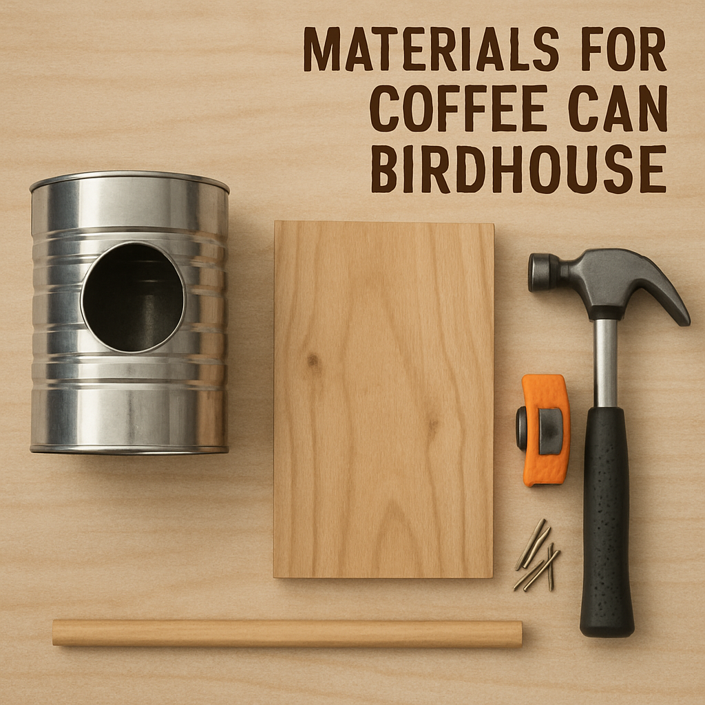 Coffee Can Birdhouse DIY Project