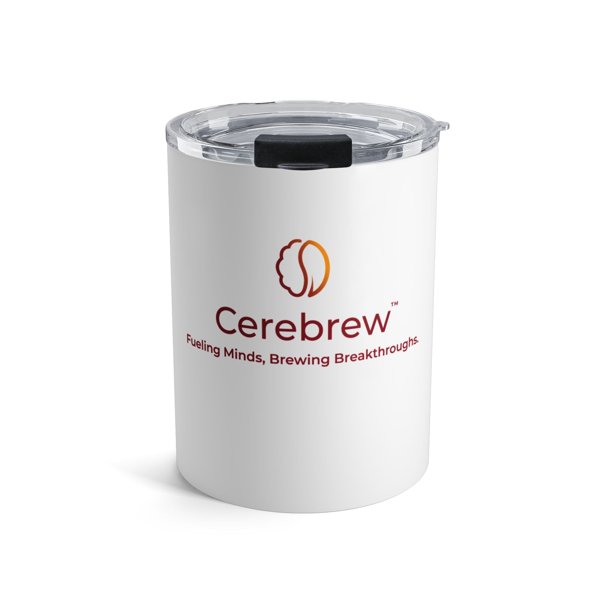 Cerebrew 10oz Tumbler - Perfect for Coffee Lovers, Travel Mugs, Personalized Gifts, Office Supplies, Eco-Friendly Drinkware